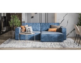 Угловой диван Босс Софт Модуль Велюр Роял синий