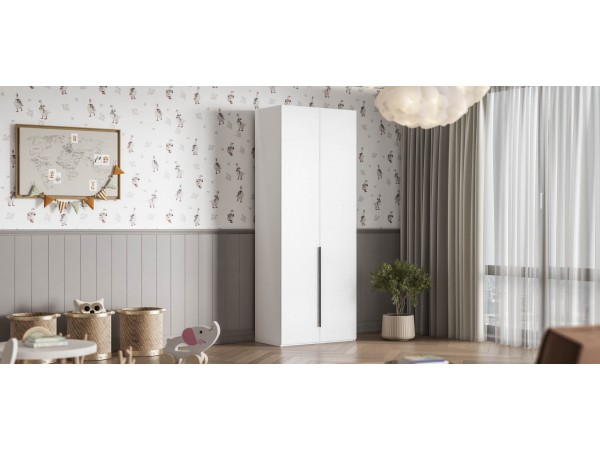 Босс Стандарт 90*236 шкаф распашной 2Д+ящики Белый