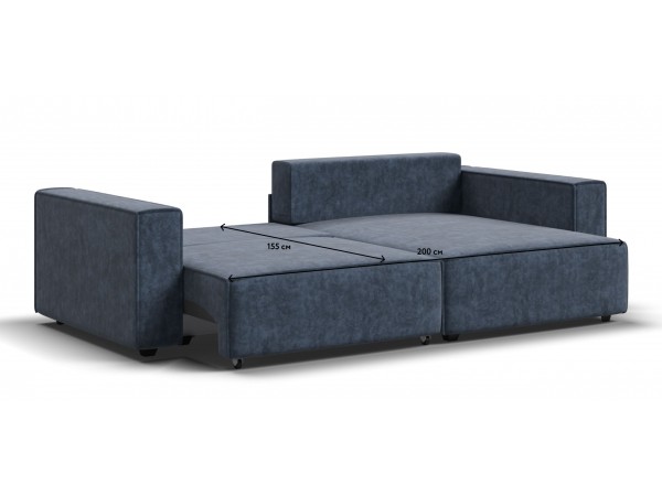 Угловой диван Босс Софт Модуль Велюр Роял синий