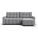 Угловой диван Уют велюр Монолит сталь