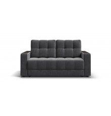 Диван Босс Маркет двухместный велюр Монолит серый