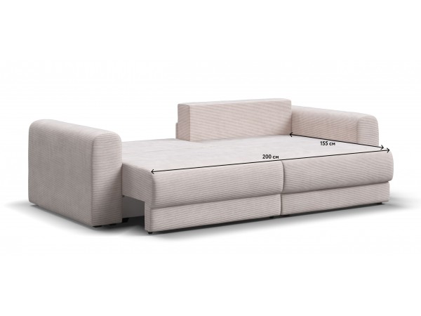 Модульный угловой диван РИЧМОНД MODOOL Вельвет CORD бежевый