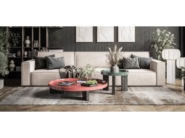 Диван BOSS SOFT MODOOL MAX велюр Monolit латте