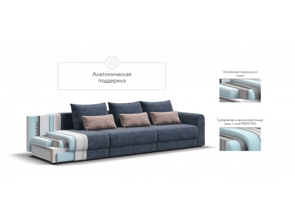 Модульный диван РИЧМОНД MODOOL MAX Велюр Royal топаз NEW