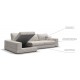 Угловой диван-кровать Босс Модуль XL левый, мягкие подлокотники, Шенилл Смарт кварц