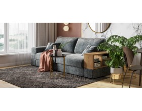 Диван-кровать Босс Модуль шенилл Глосс карбон