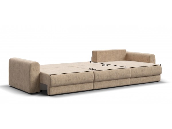 Модульный угловой диван РИЧМОНД MODOOL MAX Велюр Роял шампань