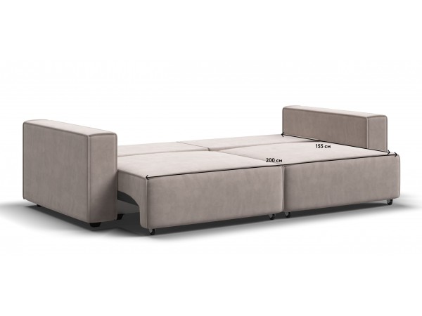 Диван BOSS SOFT MODOOL велюр Monolit латте