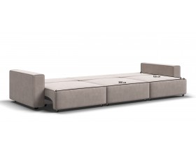 Диван Босс Софт Модуль MAX велюр Монолит латте