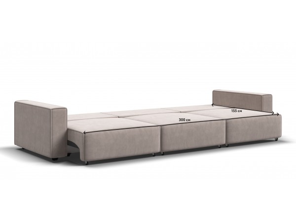 Диван BOSS SOFT MODOOL MAX велюр Monolit латте