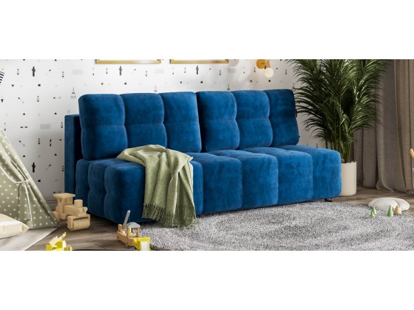 Диван Уют мини велюр Монолит синий