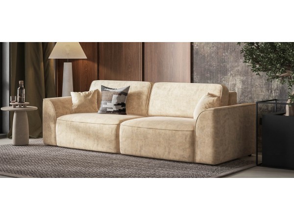 Диван Элит велюр Роял шампань