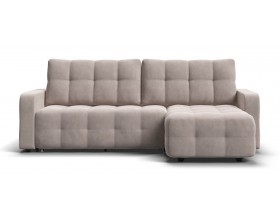 Угловой диван Уют велюр Монолит латте