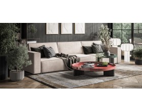 Диван Босс Софт Модуль MAX велюр Монолит латте