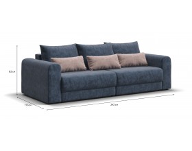 Модульный диван РИЧМОНД MODOOL Велюр Royal топаз NEW