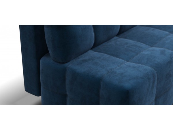Диван Уют мини велюр Монолит синий