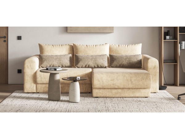 Модульный угловой диван РИЧМОНД MODOOL Велюр Роял шампань