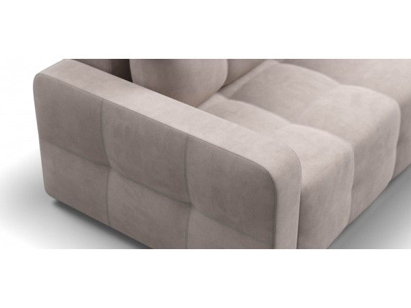 Угловой диван Уют велюр Монолит латте