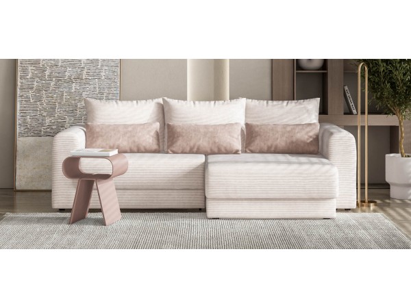 Модульный угловой диван РИЧМОНД MODOOL Вельвет CORD бежевый