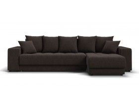 Угловой диван Ванкувер Рогожка Мальмо шоколад