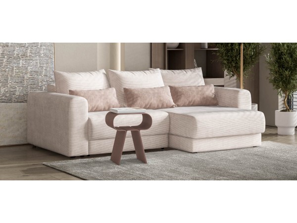 Модульный угловой диван РИЧМОНД MODOOL Вельвет CORD бежевый