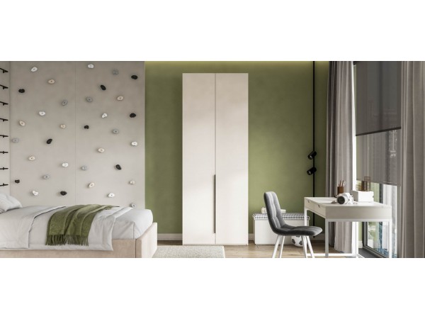 Босс Стандарт 90*236 шкаф распашной 2Д+ящики Кашемир