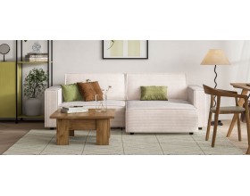 Угловой диван Босс Софт Модуль Вельвет Корд бежевый