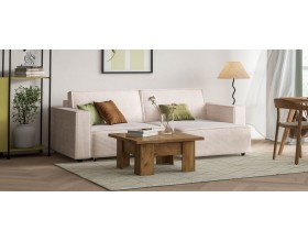 Угловой диван Босс Софт Модуль Вельвет Корд бежевый