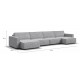 П-образный диван Босс Софт Модуль Вельвет Корд серый
