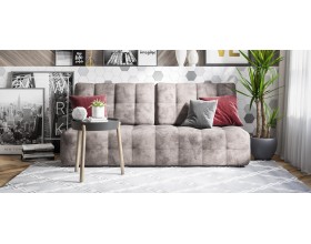 Босс Мини диван Велюр Алькантара серый