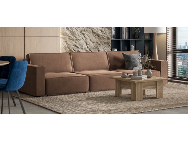 Диван BOSS SOFT MODOOL MAX велюр Monolit мокко