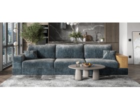 Диван-кровать Босс Модуль Макс, полка слева, Шенилл Глосс карбон