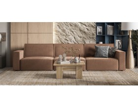 Диван Босс Софт Модуль MAX велюр Монолит мокко