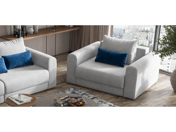 Кресло РИЧМОНД MODOOL Велюр Monolit сталь