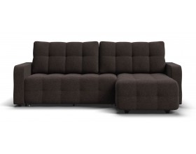 Угловой диван Уют Рогожка Мальмо шоколад