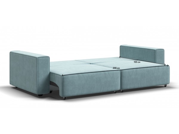 Диван BOSS SOFT MODOOL велюр Monolit аква