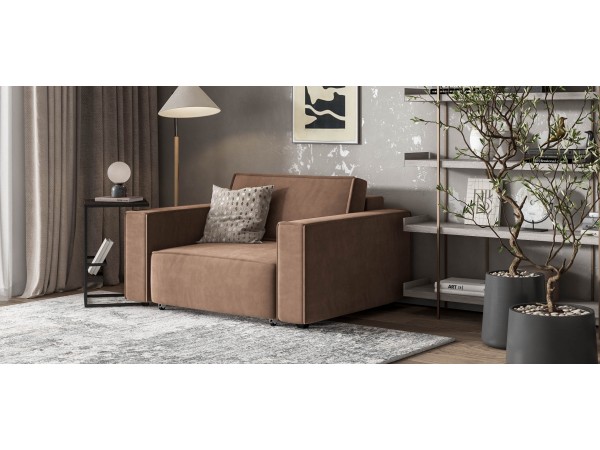 Кресло BOSS SOFT MODOOL велюр Monolit мокко