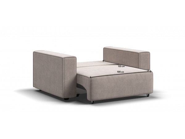 Кресло BOSS SOFT MODOOL велюр Monolit латте