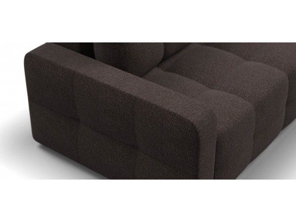 Угловой диван Уют Рогожка Мальмо шоколад