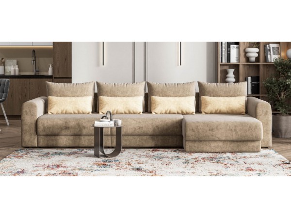 Модульный угловой диван РИЧМОНД MODOOL MAX Велюр Роял тауп