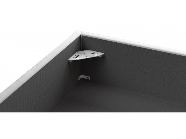 МП Ронда Кровать+ПМ 160*200 велюр Монолит сталь