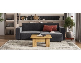 Угловой диван Босс Софт Модуль Вельвет Корд графит