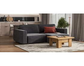 Угловой диван Босс Софт Модуль Вельвет Корд графит