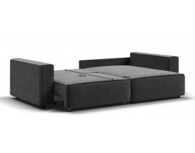 Угловой диван Босс Софт Модуль Вельвет Корд графит