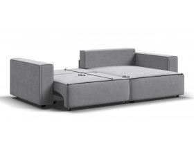 Угловой диван Босс Софт Модуль Велюр Монолит сталь