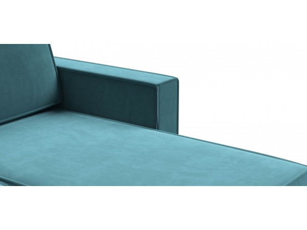 Угловой диван Лофт велюр Монолит зеленый