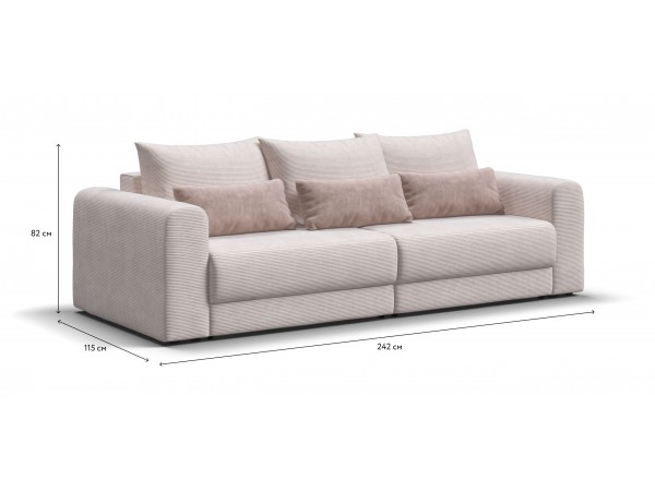 Модульный диван РИЧМОНД MODOOL Вельвет CORD бежевый