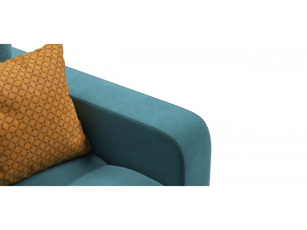 Диван Уют велюр Монолит зеленый