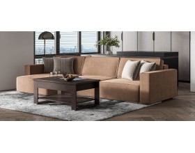 Угловой диван Босс Софт Модуль MAX велюр Монолит мокко