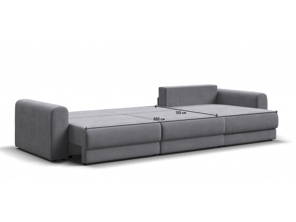 Модульный угловой диван РИЧМОНД MODOOL MAX Велюр Роял агат